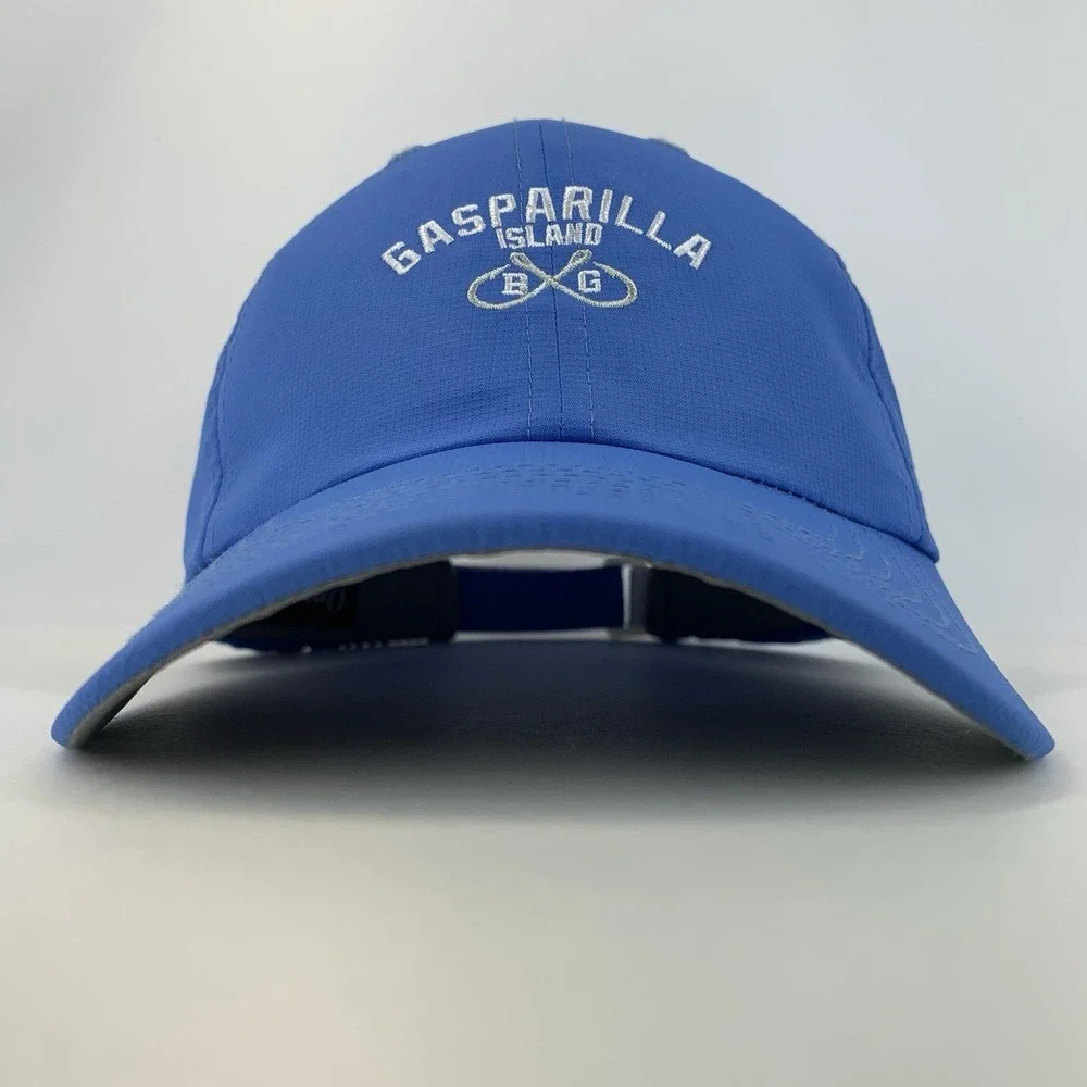 Gasparilla Island Hat Boca Grande Blue Imperial Adjustable OSFA Baseball Cap